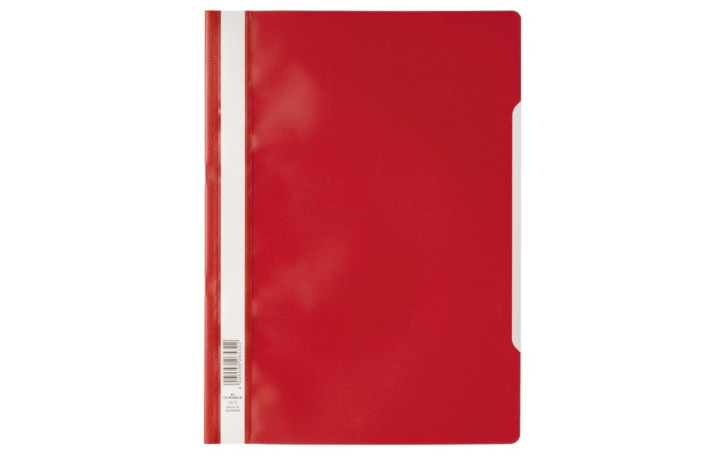 DURABLE Classeur à levier A4 Rouge, 50 pièces