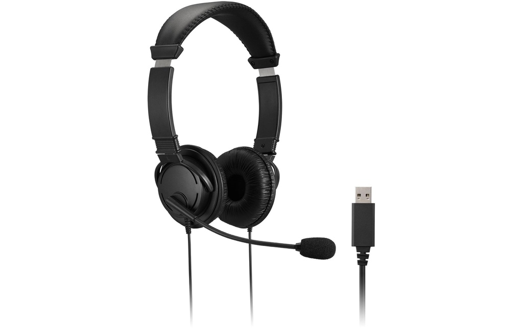Kensington Casque avec micro Casque hi-fi USB avec microphone et contrôle du volume