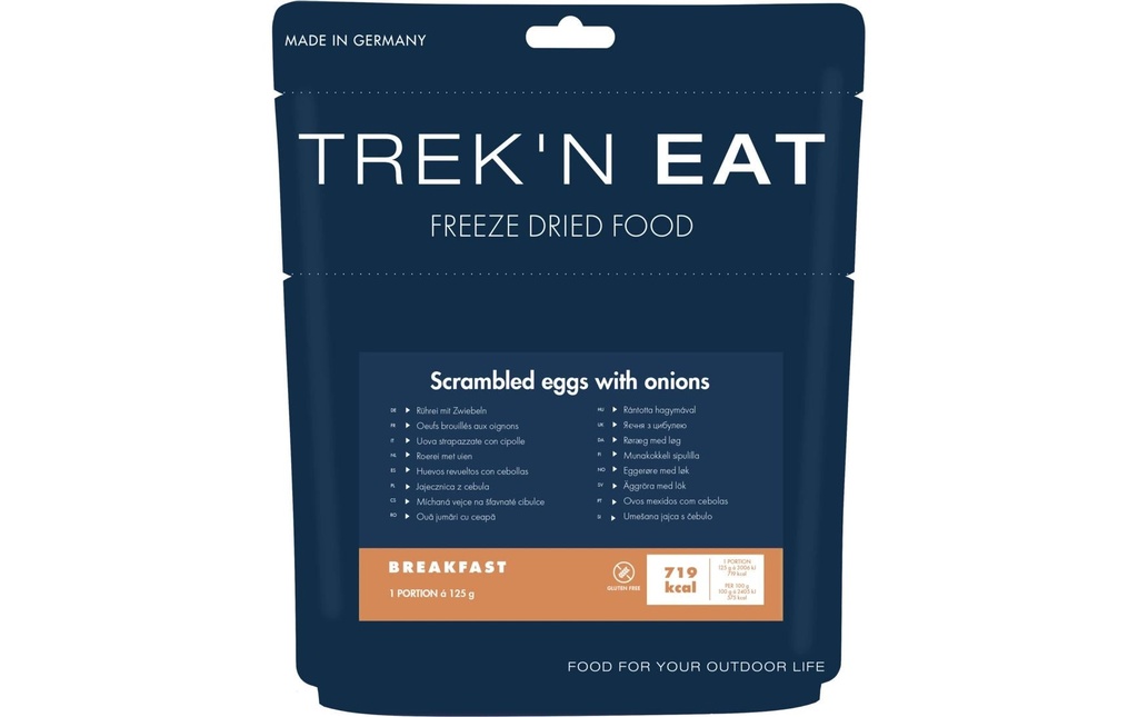 Trek 'N Eat Petit déjeuner Oeufs brouillés aux oignons