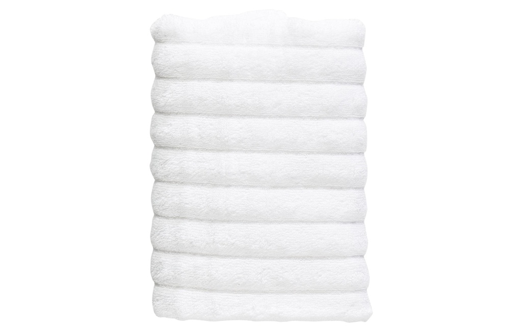 Zone Denmark Serviette Inu, coton biologique, 50 x 100 cm, White