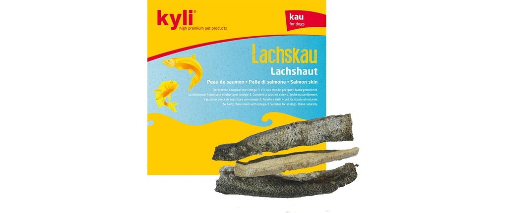 kyli Produit à mâcher  Mâchoire de saumon env. 24 cm 150 g