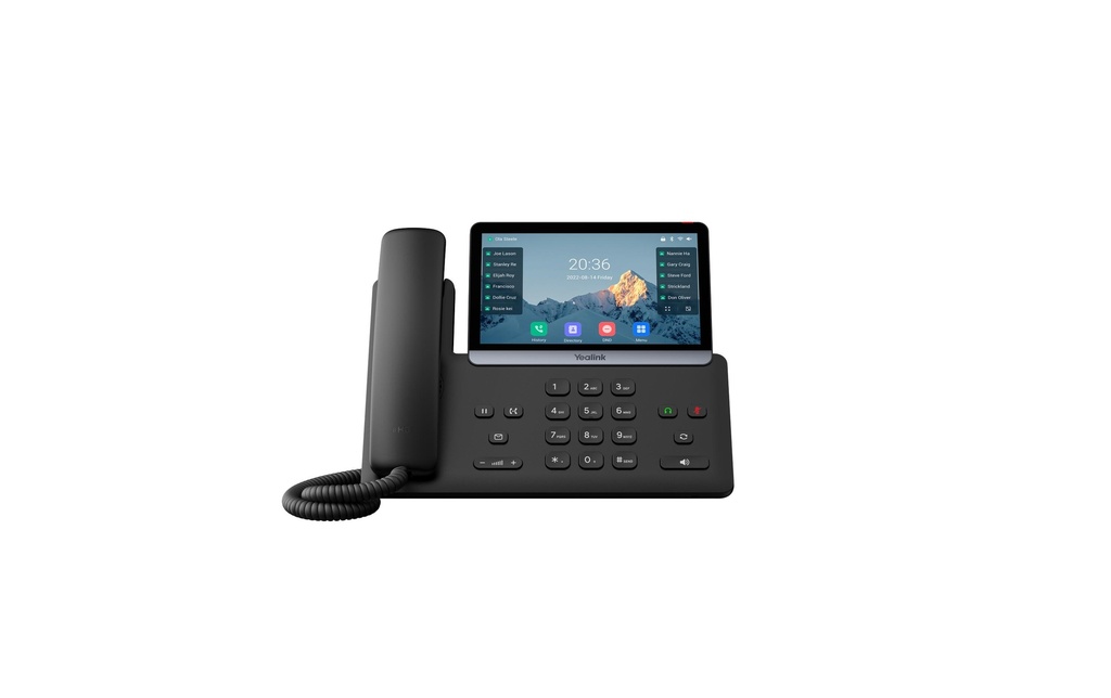 Yealink Téléphone de bureau SIP-T77U Noir