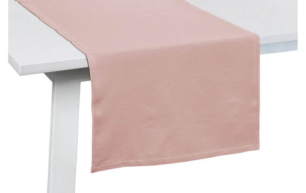 Pichler Chemin de table One 50 cm x 150 cm, Rose