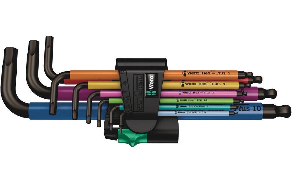 Wera Jeux de clés coudées 1.5-10 mm Six pans creux