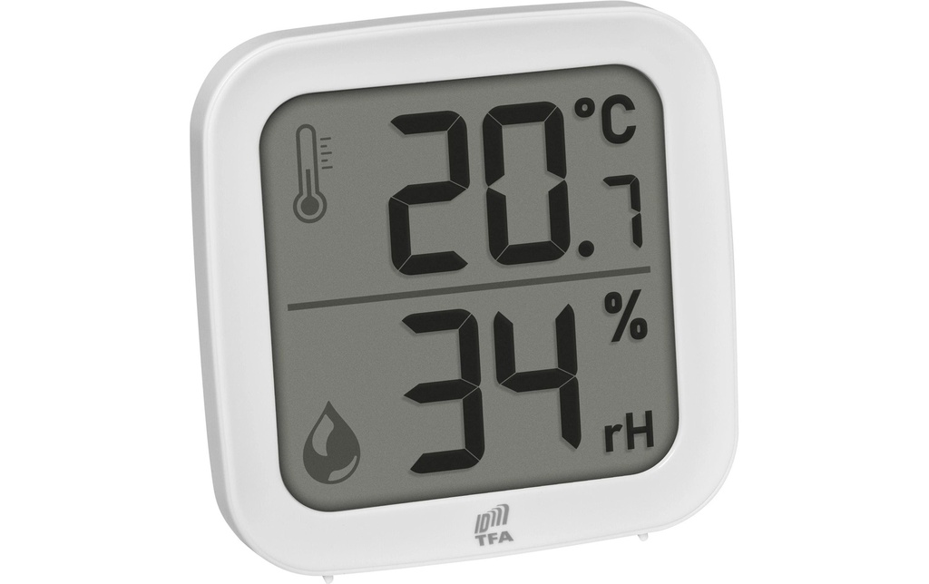 TFA Dostmann Emetteur thermo-hygro Intérieur Blanc