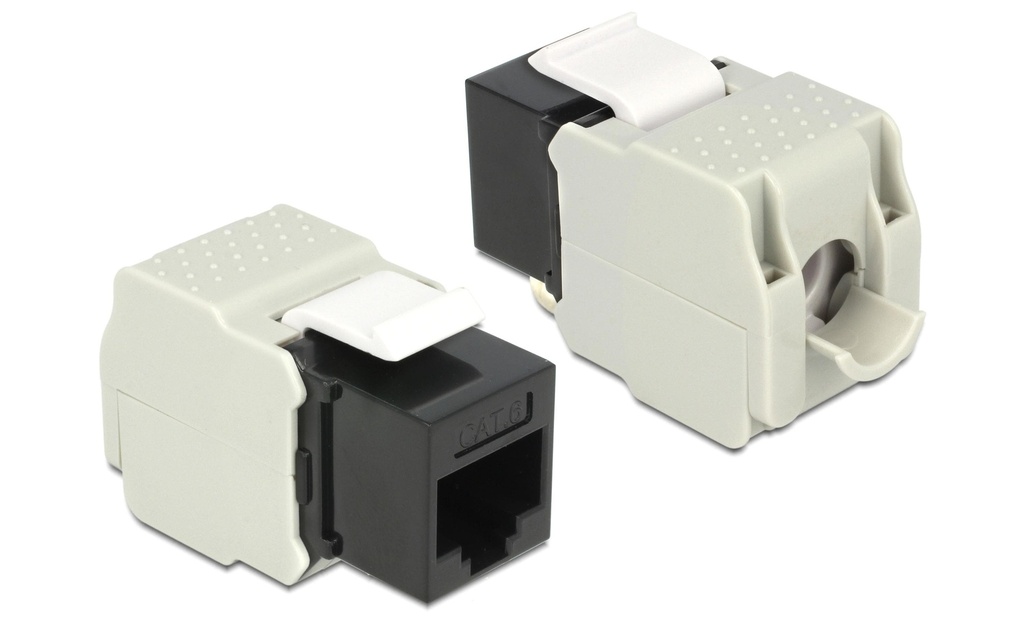 Delock Module Keystone RJ-45 Cat.6, UTP Noir
