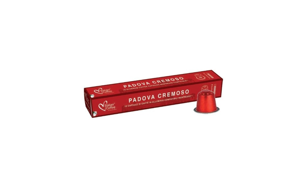 Italian Coffee Capsules de café Padova Cremoso 10 pièce