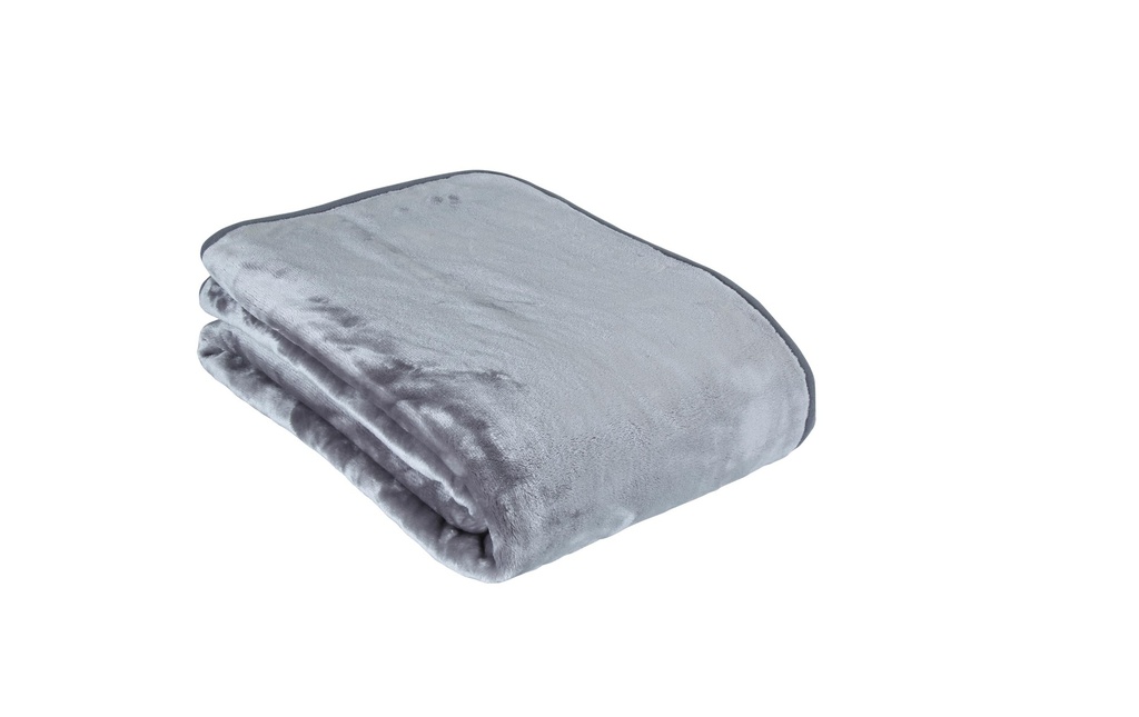 Eskimo Couverture Cashmina argent, 150 x 200 cm