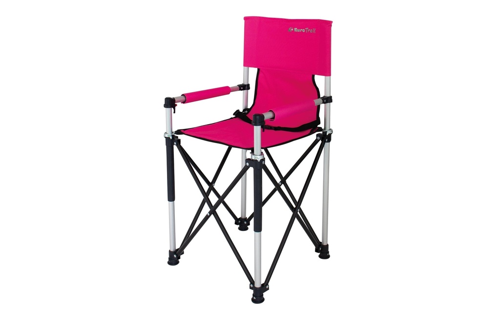 Eurotrail Chaise de camping Petit JR Rose