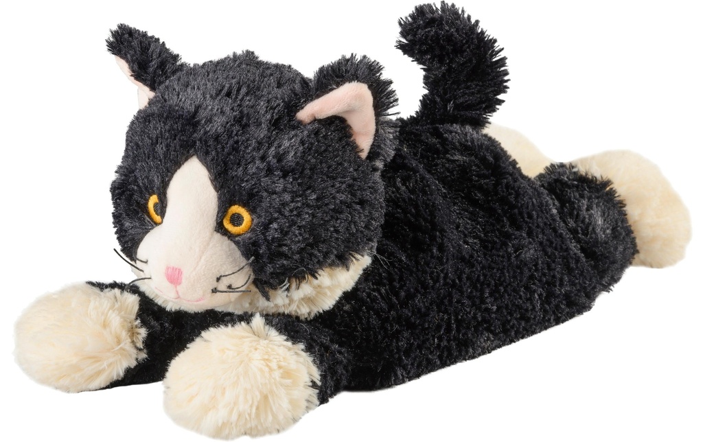 Warmies Coussin thermique Chat couché avec rembourrage à la lavande 37 cm