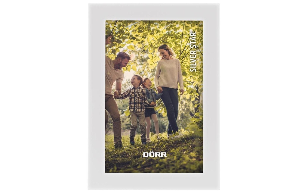 Dörr Cadre photo Silver Star Lucca Blanc, 10 x 15 cm
