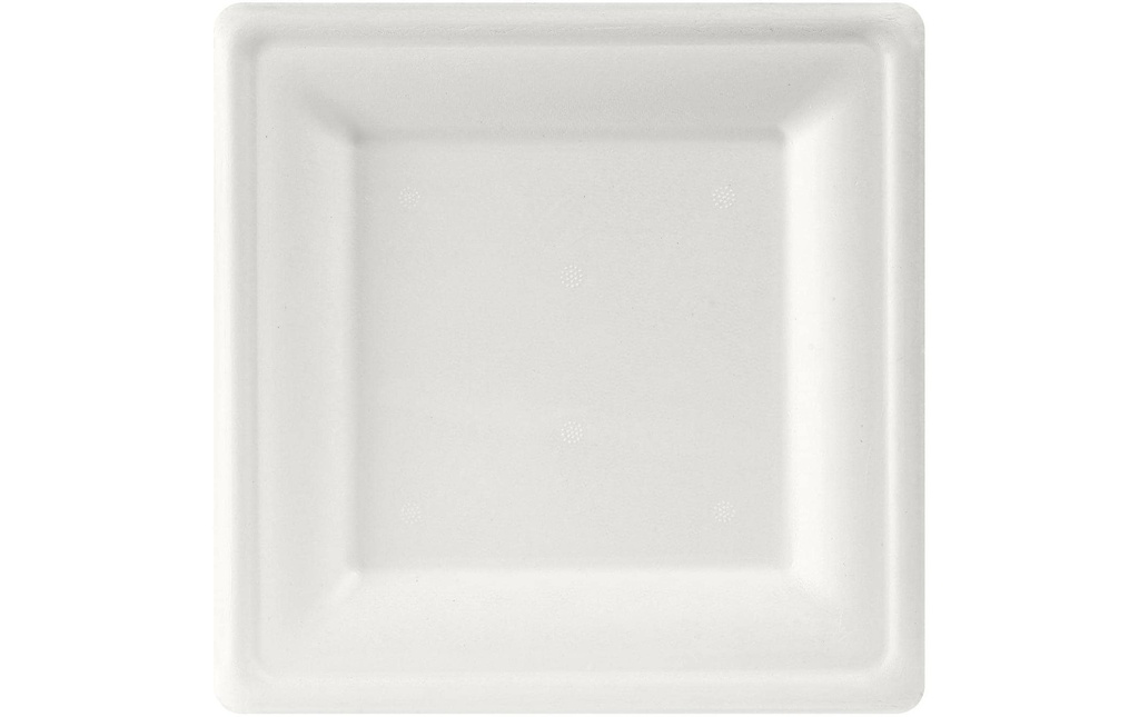 Duni Assiettes jetables 20 x 20 cm 50 pièces, blanc