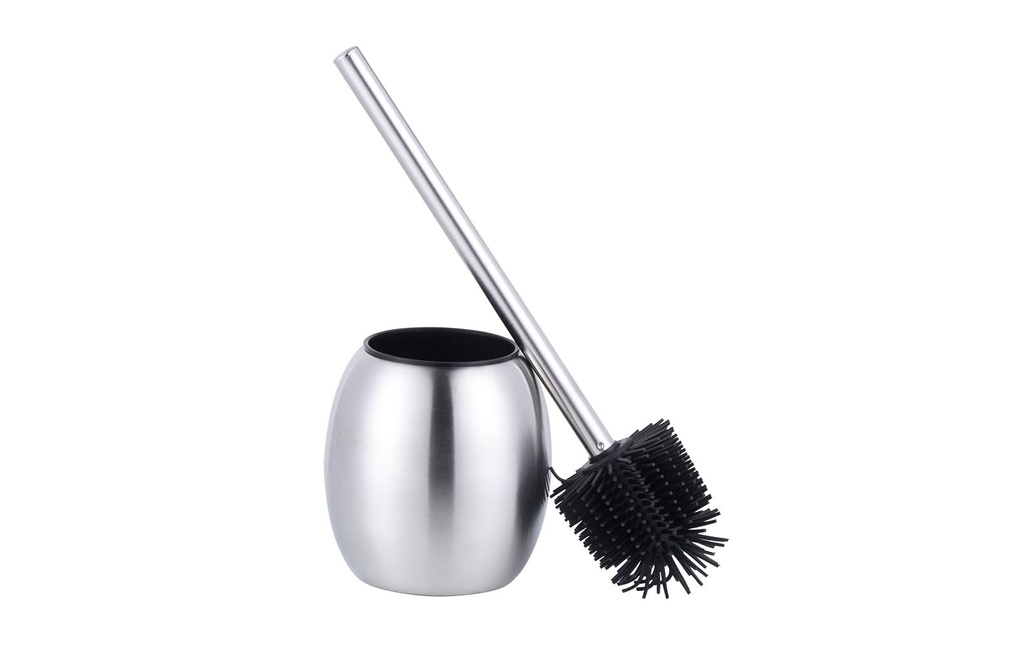 COCON Brosse à toilettes avec tête en caoutchouc Acier inoxydable