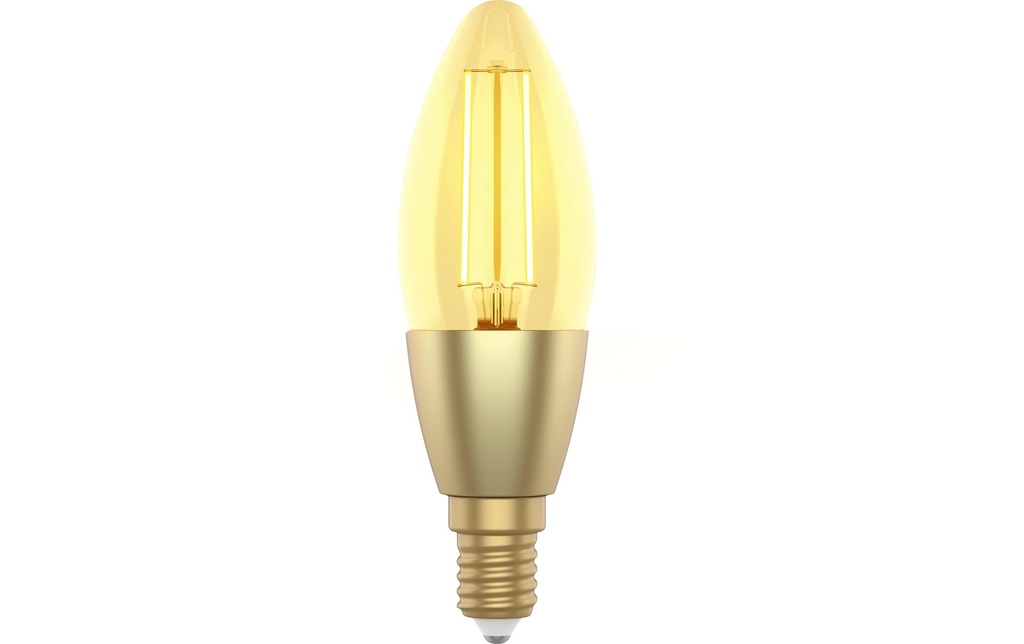 WOOX Ampoules WiFi Smart Bulb Filament E14, 4.9W, 2700K-6500K
