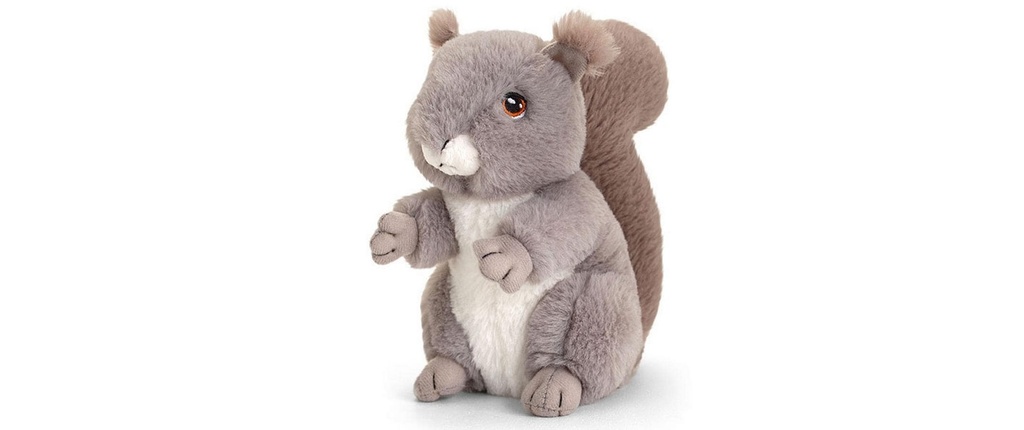 Keeleco Animal en peluche Écureuil 18 cm