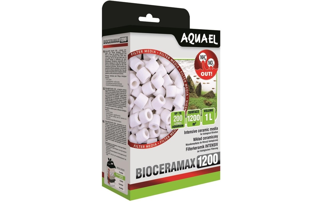 Aquael Accessoires de filtration Bioceramax Ultrapro 1200