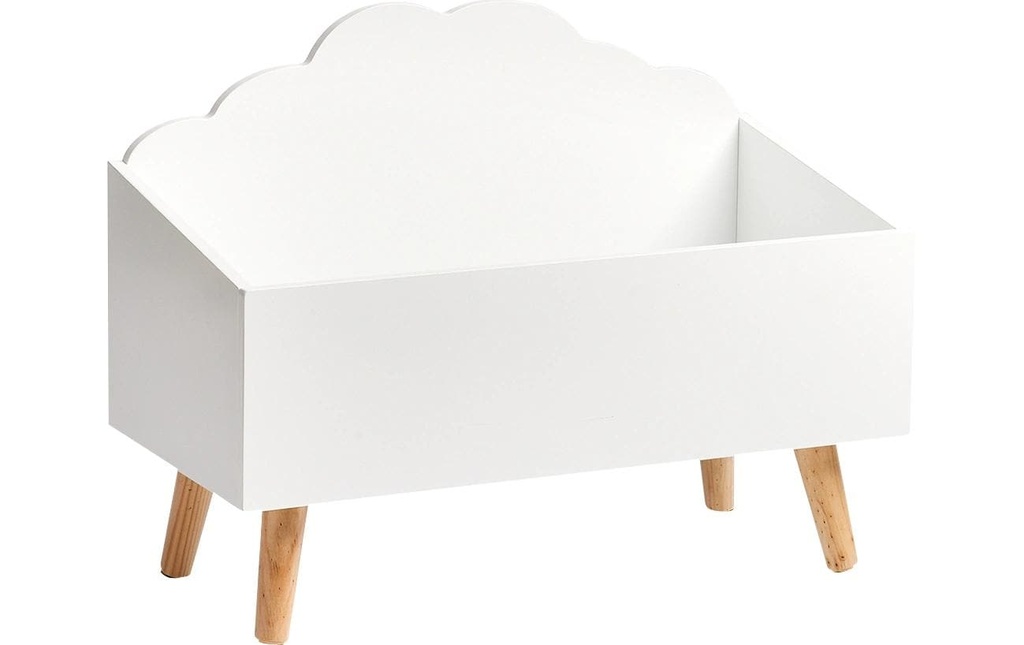 Zeller Present Coffre de rangement pour enfants Nuage 58 x 28 x 45 cm