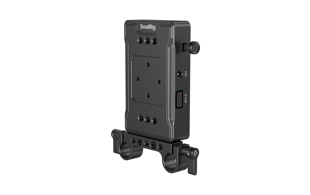 Smallrig Plaque d'adaptation de batterie V-Mount avec pince à double tige