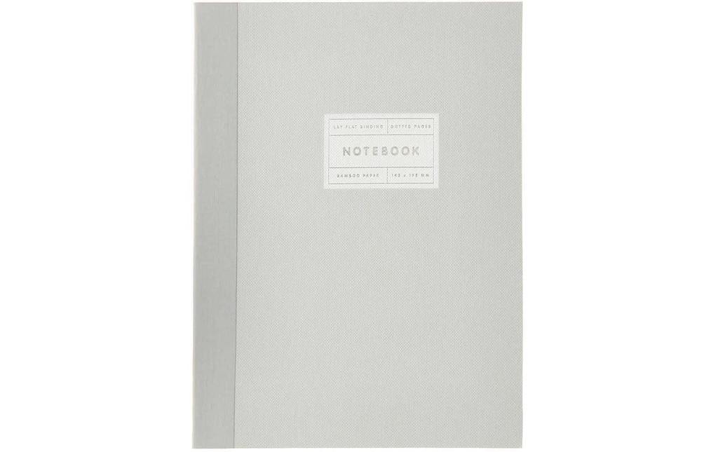 Rico Design Bloc-notes S 14,5 x 19,5 cm, Pois, Gris clair