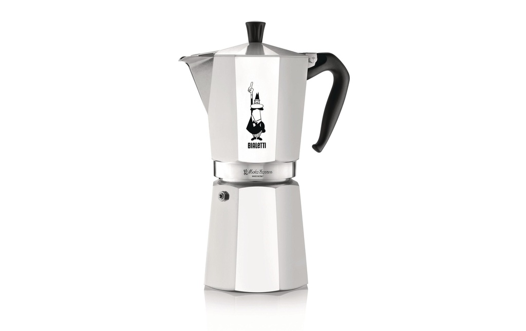 Bialetti Cafetière italienne Moka Express 18 tasses, Argenté