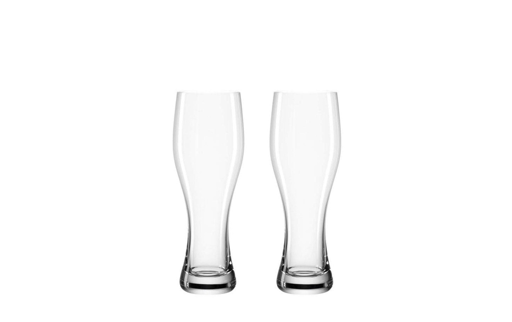 LEONARDO Verre à bière Verre à bière blanche Taverna 330 ml, 2 Pièce/s, Transparent
