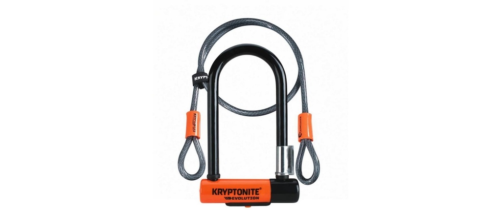 Kryptonite Antivol pour vélo EV Mini-7 câble Kryptoflex inclus