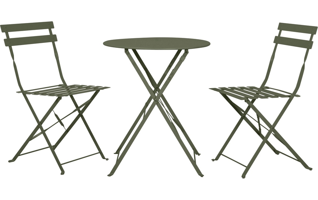 Schou Set de bistrot Sam 42 x 46 x 80cm – Vert