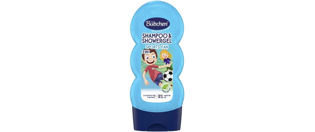 Bübchen Shampoing et gel douche Kids 2in1 Sportsfan 230 ml