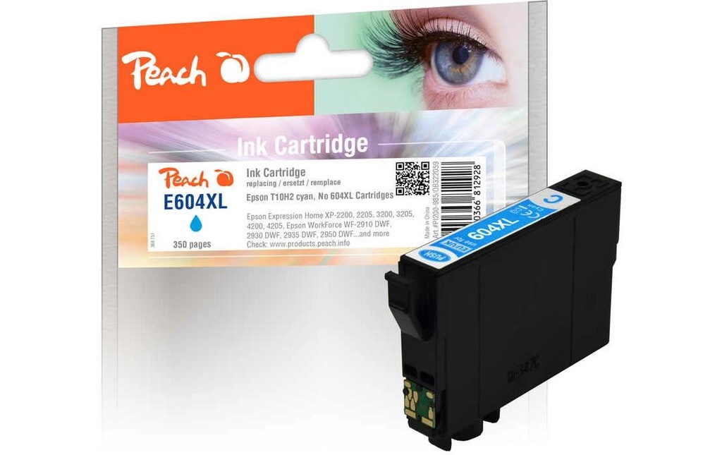 Peach Encre Epson No 604XLC Cyan
