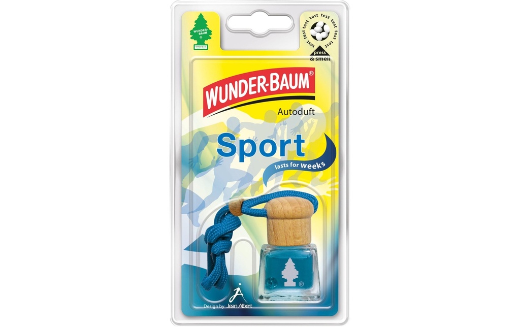 Wunderbaum Bouteille de parfum pour voiture Sport