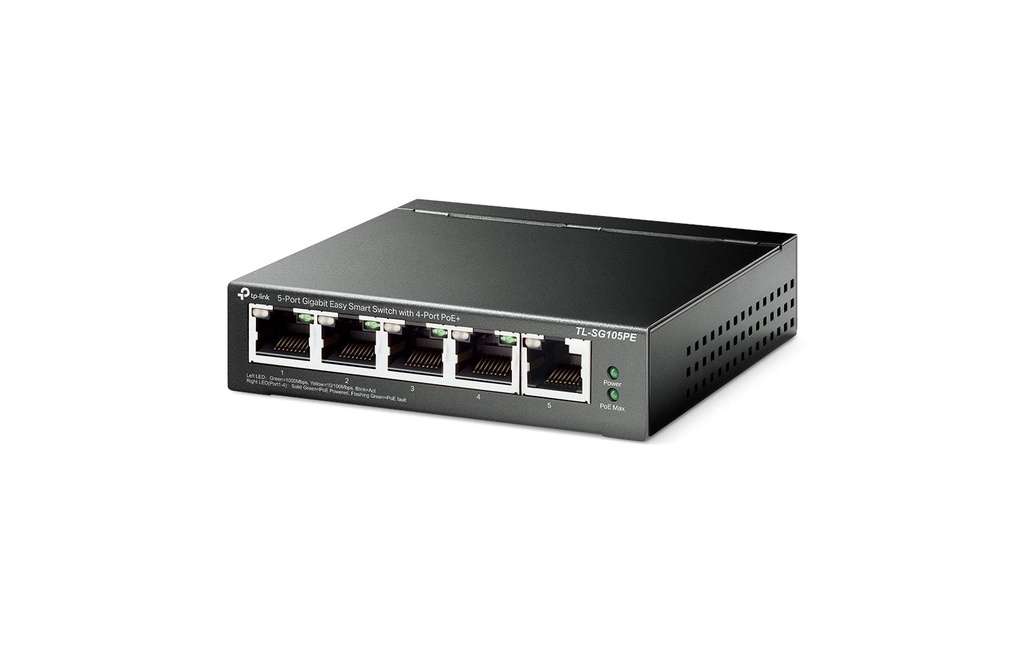 TP-Link PoE+ Switch Omada PoE+ Easy Smart 5 x 1G TL-SG105PE 5 Port