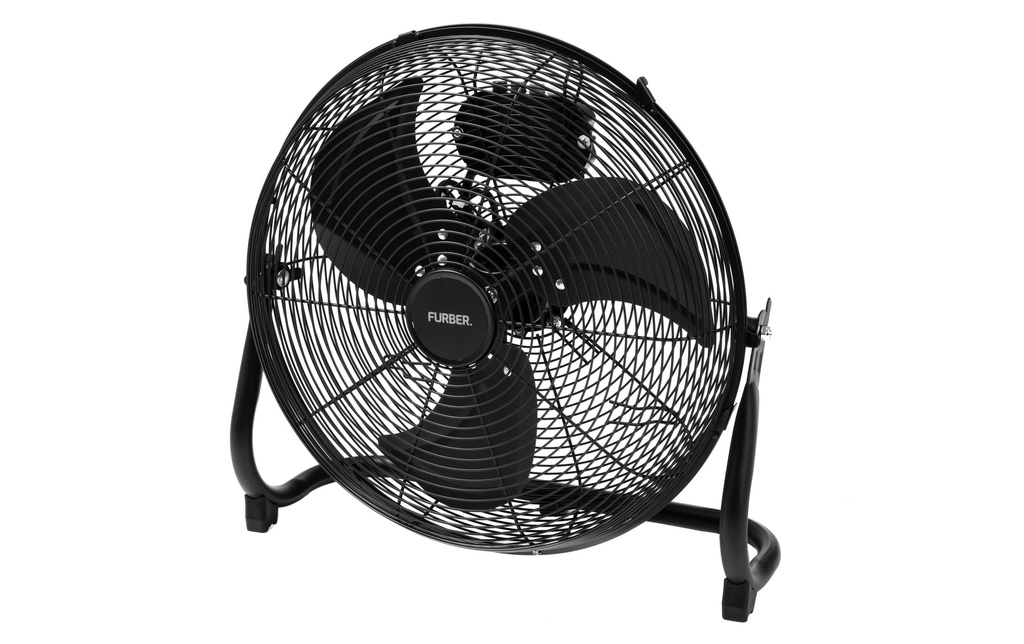 FURBER Ventilateur au sol Vayu-Industry 16'' Noir mat