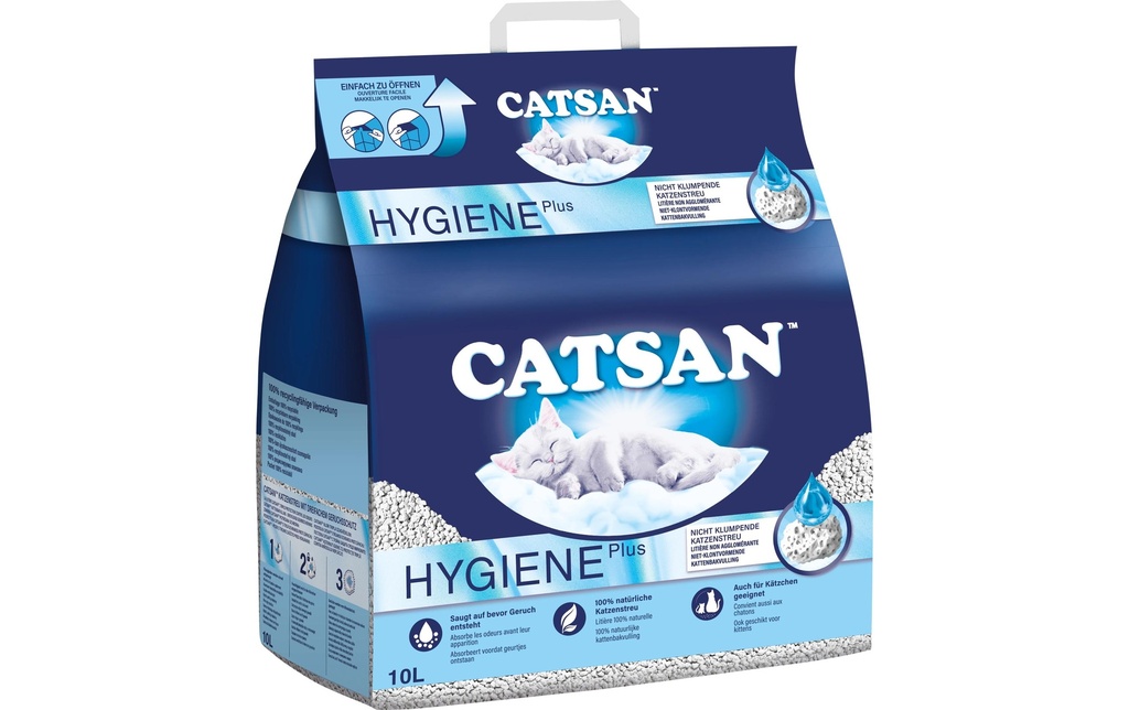 Catsan Litière pour chat Hygiène Plus 10 l