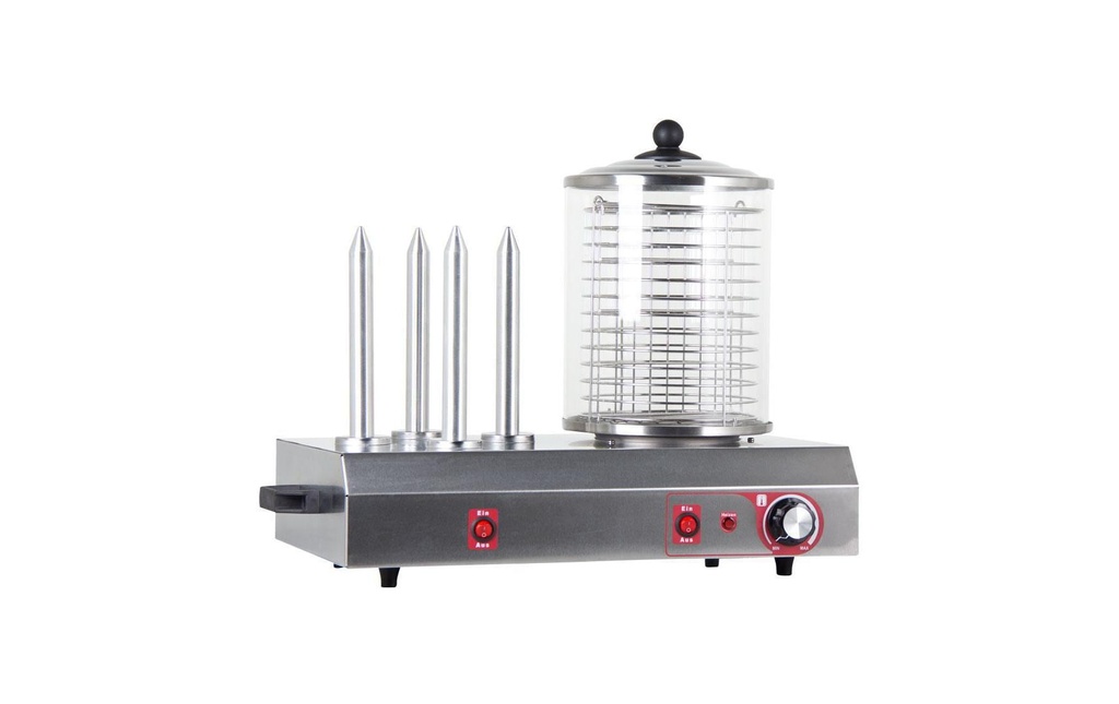 Berger Lanz Machine à hot dogs avec 4 brochettes
