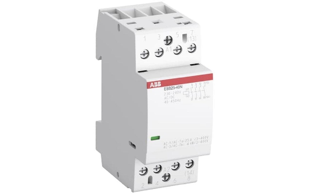 ABB Contacteur ESB25-40N-06 25 A, 230 V 4 pôles