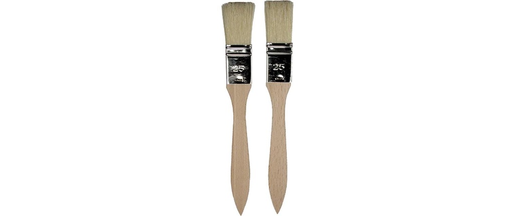 Kisag Pinceau à pâtisserie 20 cm, étroit, Brun
