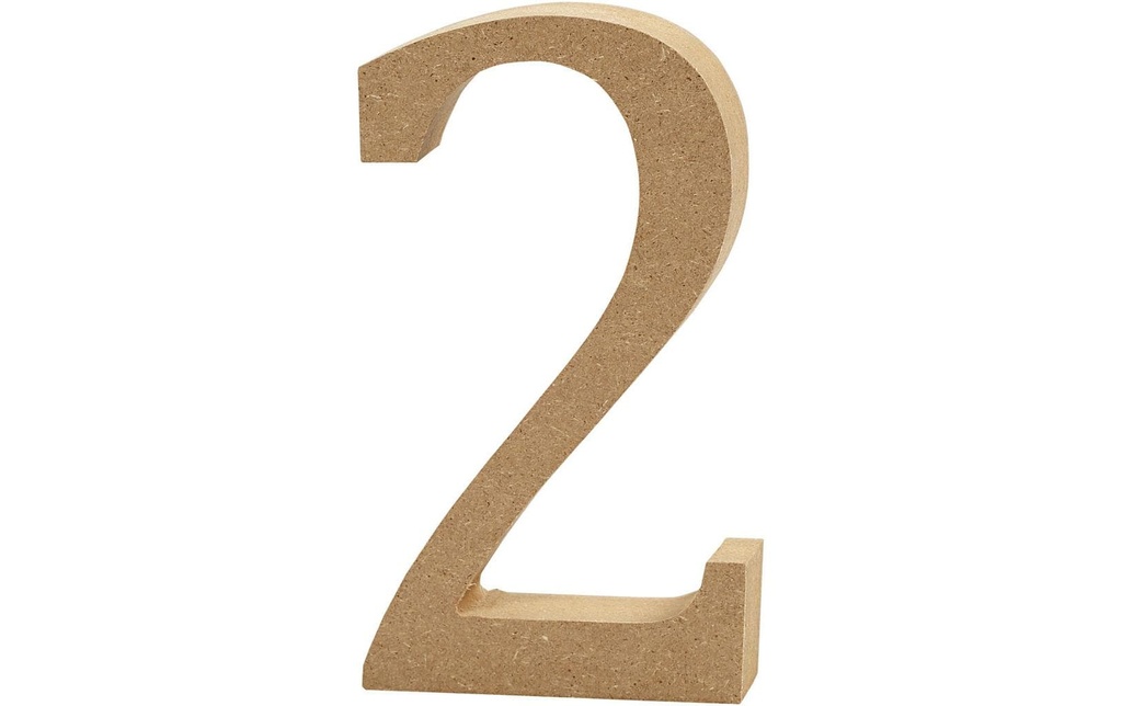 Creativ Company Numéro de bois 2 1 pièce