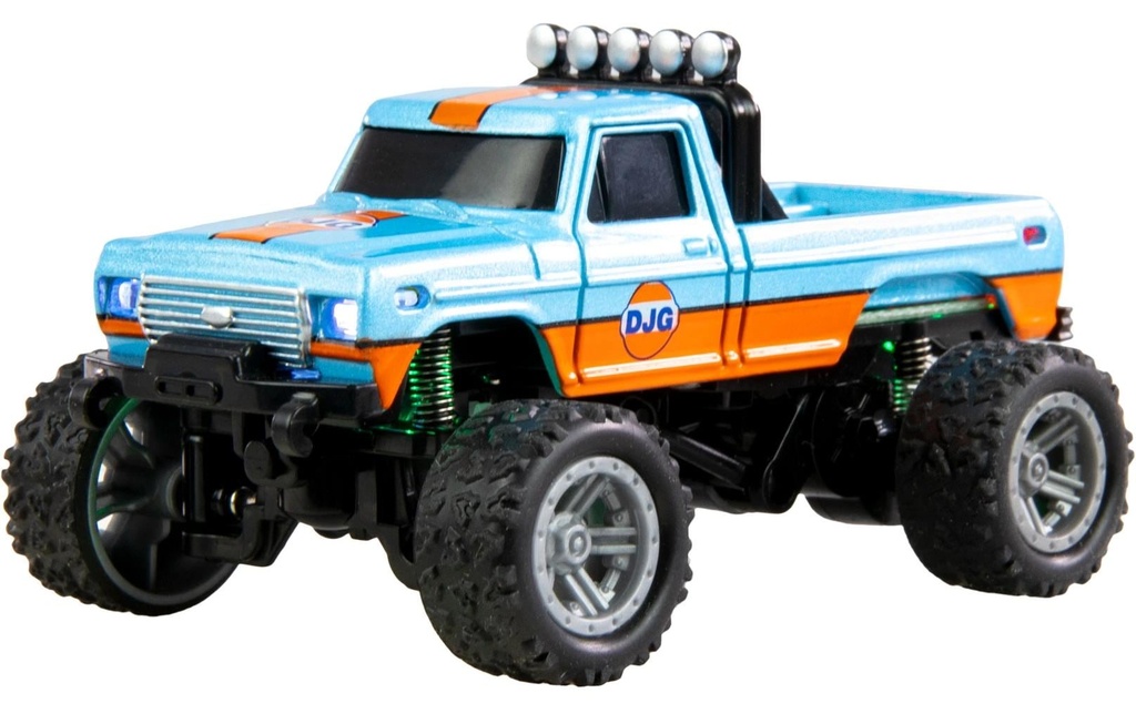 Amewi Monster Truck Le casting 1:64 RTR, bleu/orange