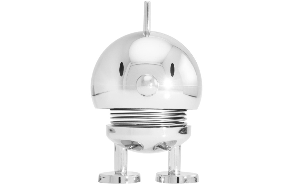 Hoptimist Objet à exposer Bumble Chrome S 7.9 cm, Chrome