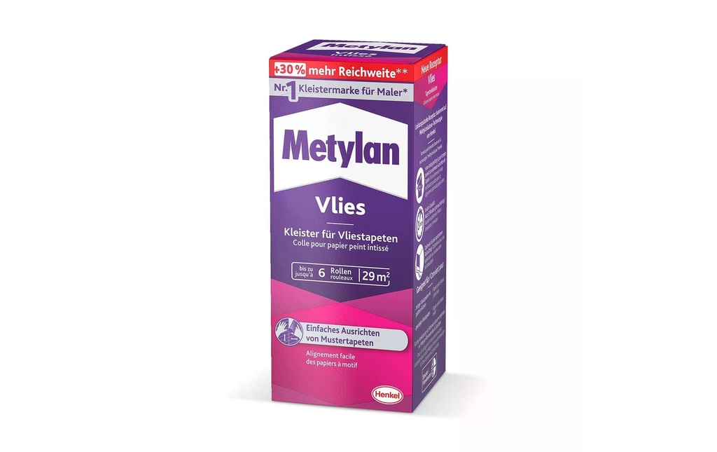 Metylan Colle pour les papiers peints intissés 180 g