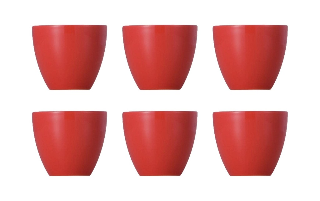 THOMAS Coquetier Sunny Day Rouge, 6 Pièce/s