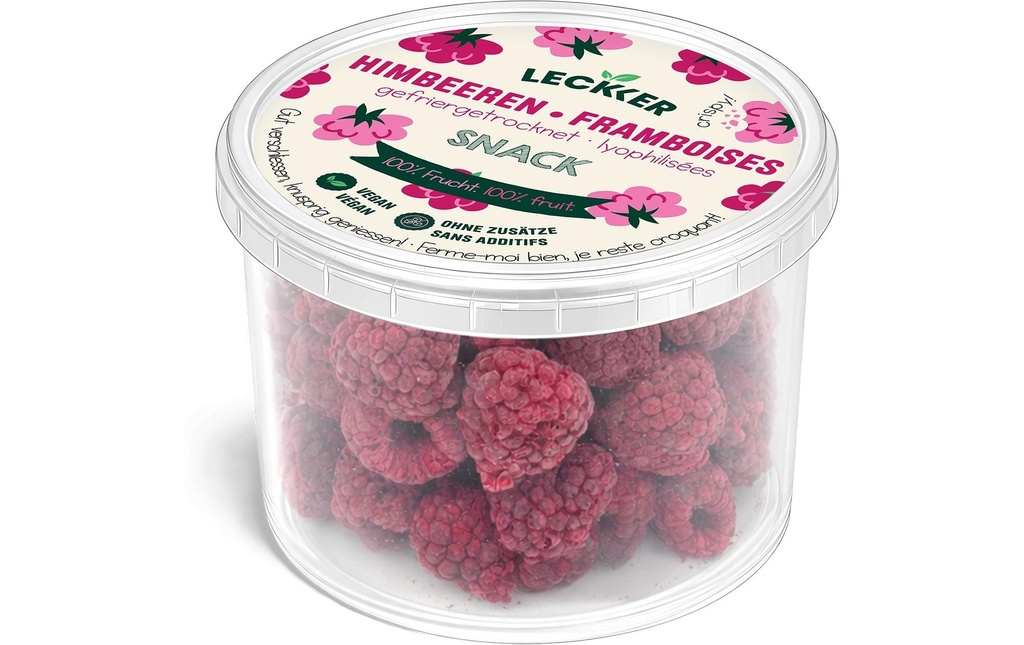 SicherSatt Snack de framboises lyophilisé 25 g