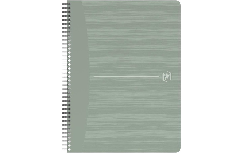 Oxford Carnet de notes Cahier à spirales ligné, vert