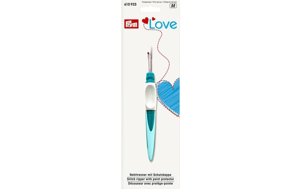 Prym  Love Découseur Ergonomique Menthe/blanc, 11.3 cm