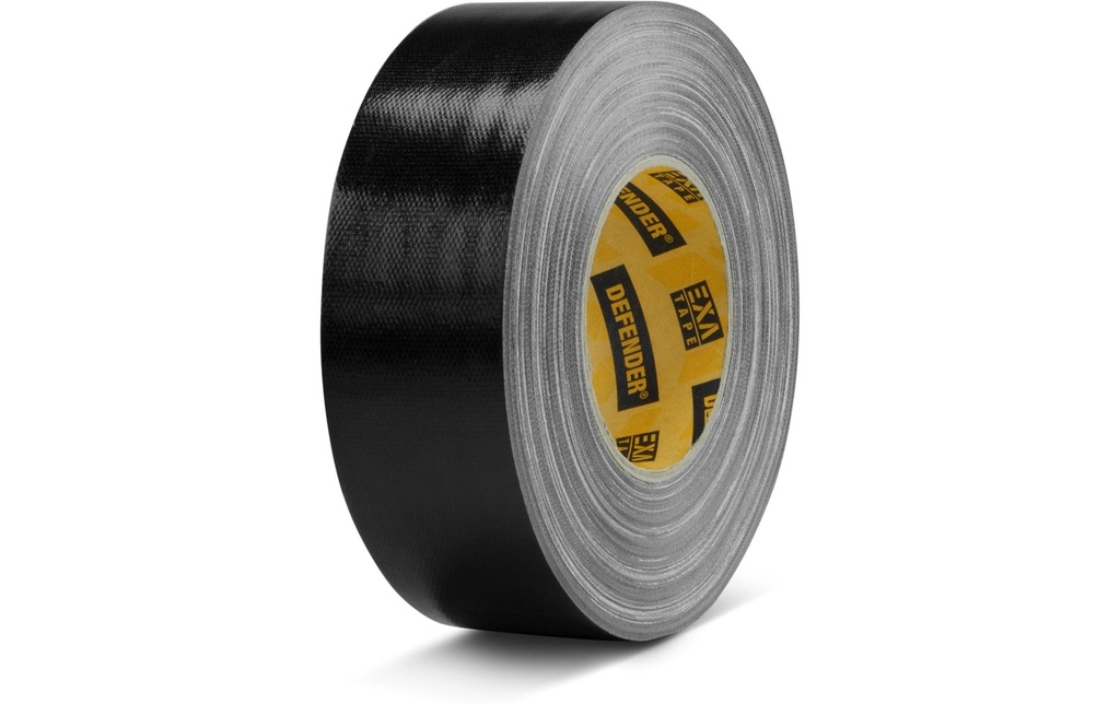 Defender Bande de tissu Premium Exa-Tape B50 Bulk 50 mm x 50 m, Noir