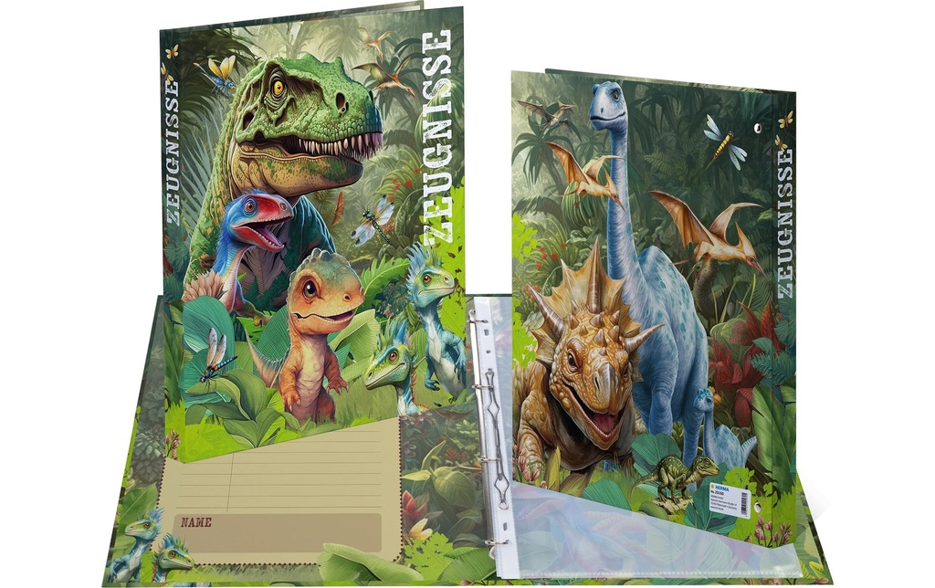 HERMA Classeur à anneaux Témoignage A4 Dino 1 pièce