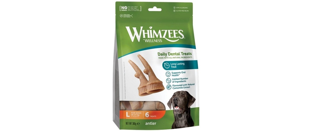 Whimzees Produit à mâcher  Bois de cerf L 360 g