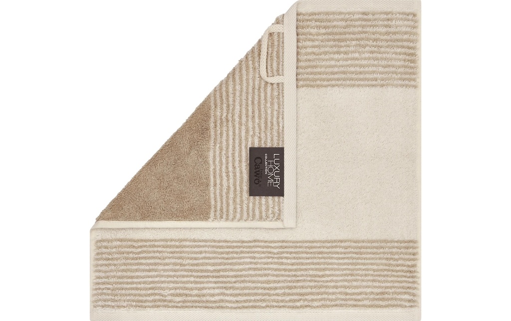 Cawö Lavettes Two-Tone 30 x 30 cm, Nature