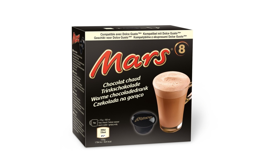 Mars UK Dolce Gusto Boire du chocolat 8 capsules