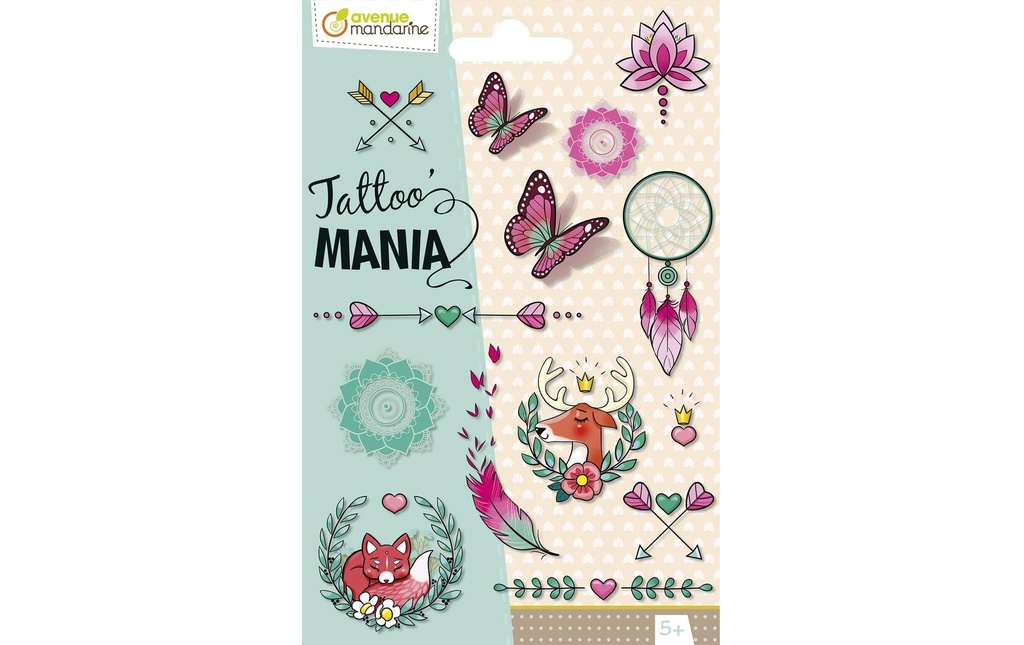 Avenue Mandarine Kits de tatouage Tattoo Mania Bohême